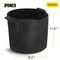 Ipower 3-Gallon Fabric Aeration Pots Container with Strap Handles GLGROWBAG3X5 - alternate 4